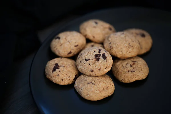 Hemlagad choklad chip paleo cookies — Stockfoto