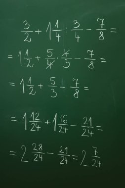Calcualting kesirli sayıları