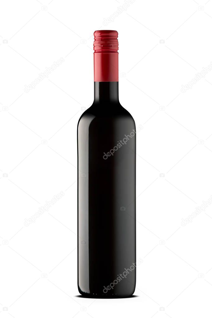 Bottle of red wine 