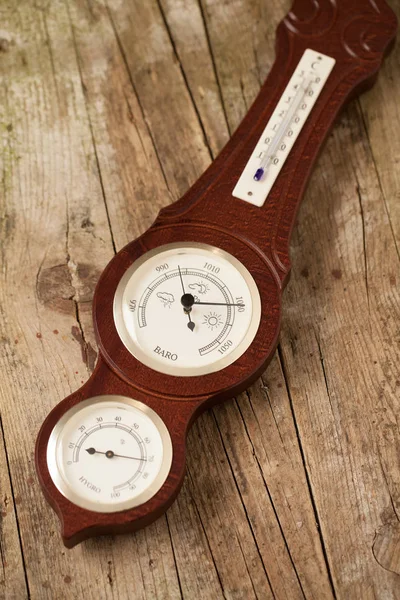 Barometer Hygrometer Und Thermometer Einem — Stockfoto