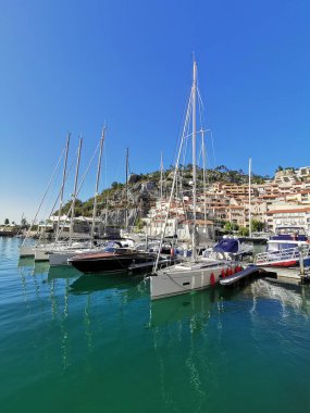 Sistiana, Italy - October 26th 2019: Boats and yachts in Portopiccolo, Italian luxury resort
