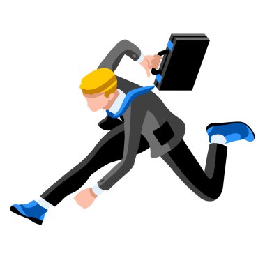 Hırslı iş değişikliği 64 İş Hırsları vektör kavramı