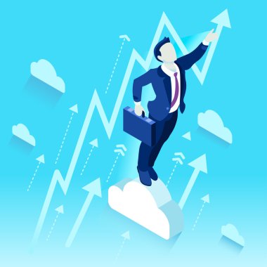 Hırslı iş değişikliği 59 İş Hırsları vektör kavramı