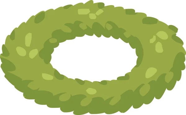 Sticker de couronne de Noël Symbole d'icône de Noël — Image vectorielle