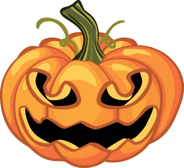 Calabaza fiesta de halloween fiesta otoño — Vector de stock