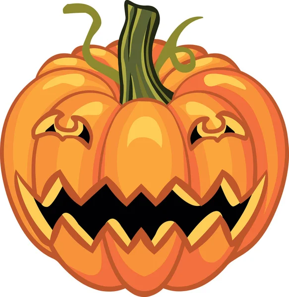 Calabaza fiesta de halloween fiesta otoño — Vector de stock