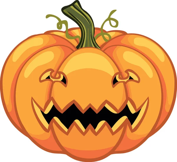 Citrouille Halloween fête d'anniversaire vacances — Image vectorielle