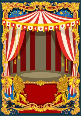 Karnaval Poster vektör çerçeve