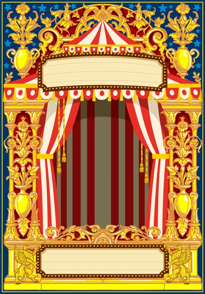 Modèle vectoriel d'affiche de carnaval — Image vectorielle