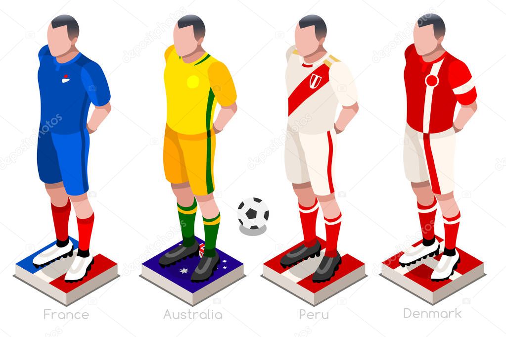 World Cup Soccer Uniform Vector
