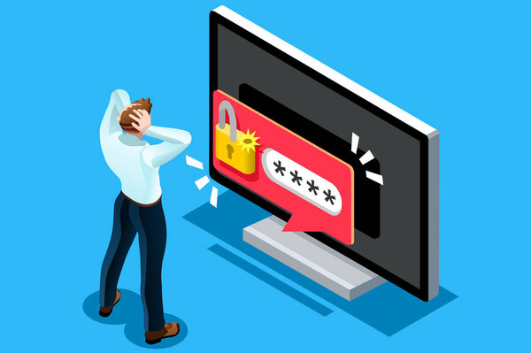 Разблокировать векторную иллюстрацию пароля. Символ безопасности
.