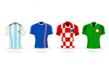 Dünya Kupası D Grubu takım üniforma