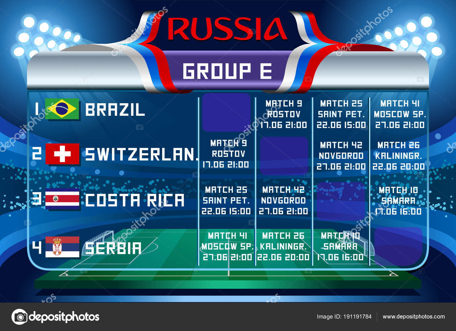 russia-world-cup-group-e-vector-wallpaper-stock-vector-image-by