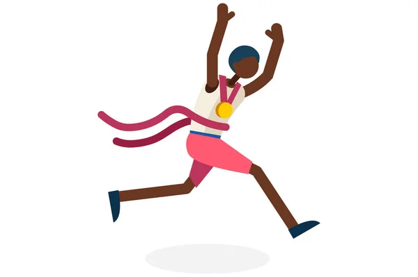 running team cartoon