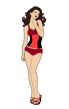 Vektör sihir kadın