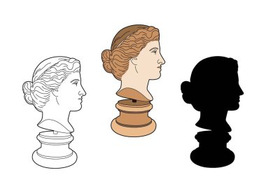 Antik heykel profili