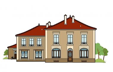 Büyük bir ev vektör