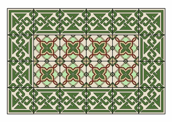 緑の絨毯 Eps ファイルのベクトル — ストックベクタ