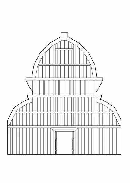 Vektorillustration Ett Växthus Fil Eps — Stock vektor