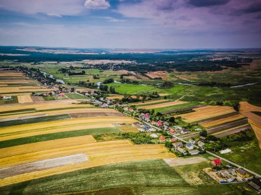 Dolina Nidy - Swietokrzyskie Polonya - alan ve willage