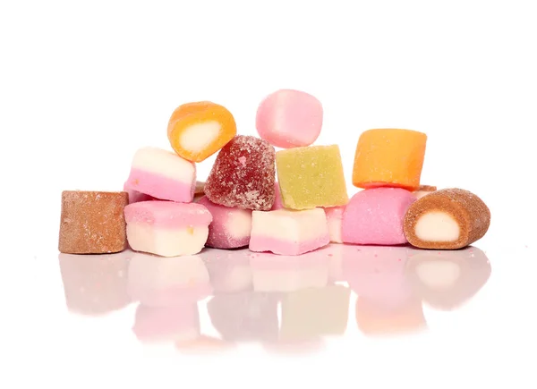Pile Dolly Mixture Sweets Studio Cutout — Stock Photo, Image