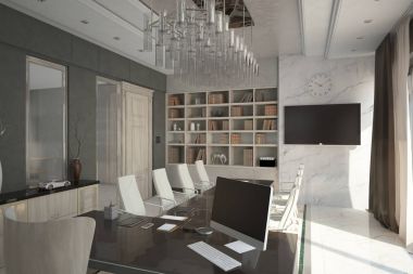Lüks büyük ışık kabine için büyük bir boss_angle03 (render)
