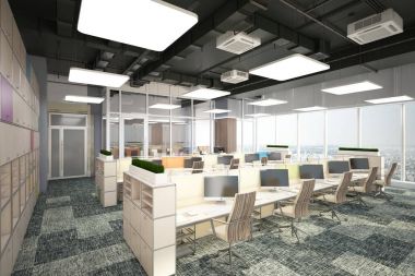 Modern açık alan office_angle03 (render)