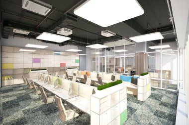 Modern açık alan office_angle02 (render)