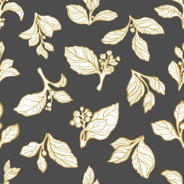 Vektör ile Seamless Modeli dostum dallarında ayarla.