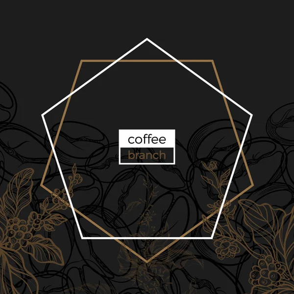 Πρότυπο διάνυσμα του καφέ — Διανυσματικό Αρχείο