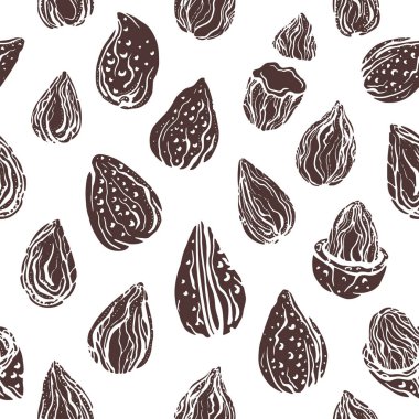 Badem fıstığı. Kusursuz desen. Doğa mahsulü.