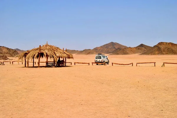 Бауэр в пустыне — стоковое фото