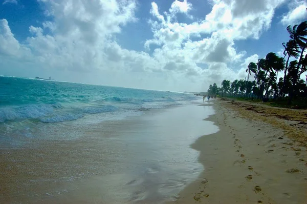 Praia em Punta Cana — Fotografia de Stock