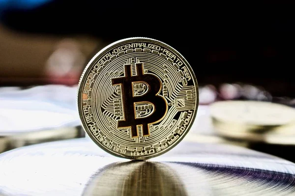Gümüş Bitcoin sikke