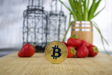 Çilek bitcoin sikke