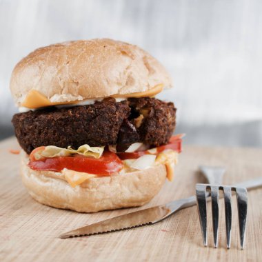 büyük lezzetli burger