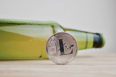 Gümüş Litecoin sikke