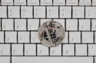 Gümüş Bitcoin sikke