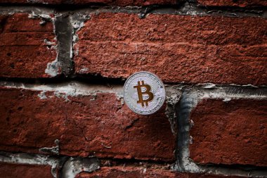 Gümüş Bitcoin sikke