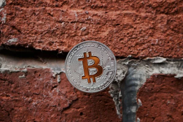 Gümüş Bitcoin sikke