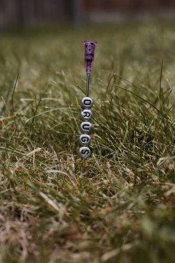 Uyuşturucu yeşil çimen