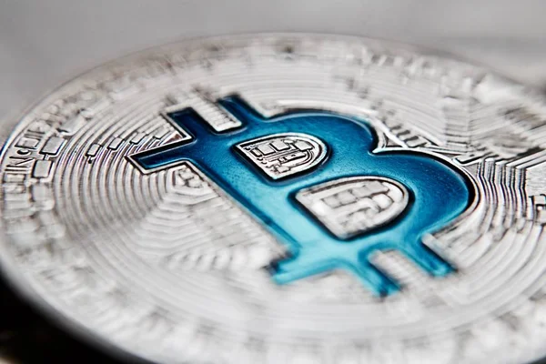 Gümüş Bitcoin sikke