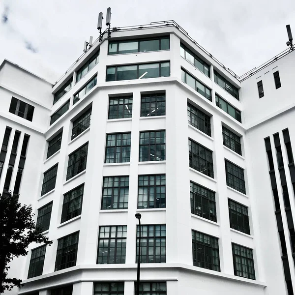 White big office building
