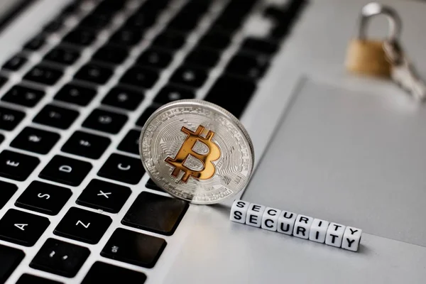 Concepto de seguridad Bitcoin —  Fotos de Stock