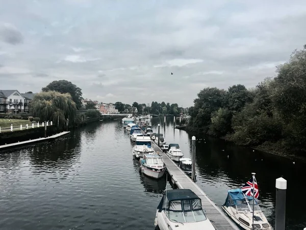 Boats on the river — Stock Photo, Image