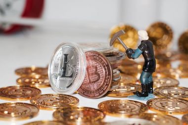 Gümüş Litecoin sikke