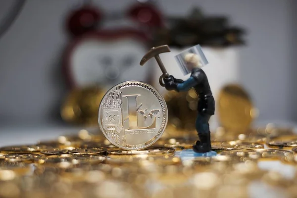 Concepto de moneda litecoin —  Fotos de Stock