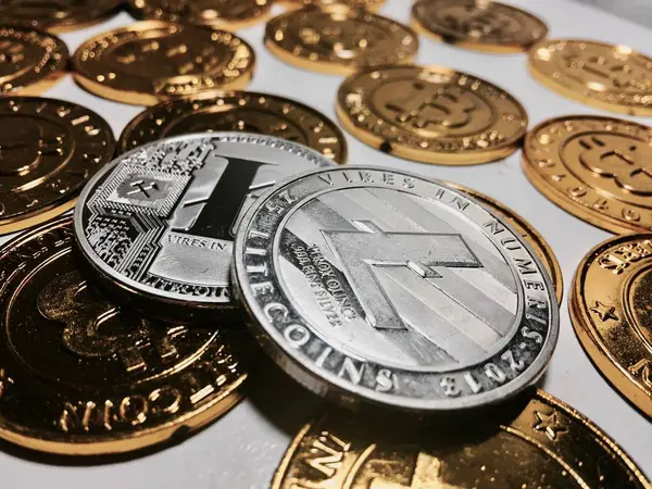 Litecoin coin concept — Stock Photo, Image