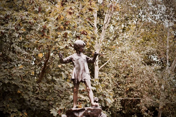 Peter Pan Monument — Stockfoto