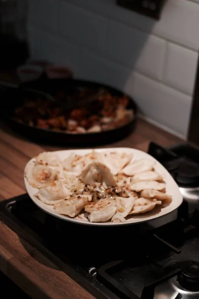 Cena de albóndigas de Navidad — Foto de Stock